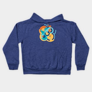 Tick Tock Rock Clock Kids Hoodie